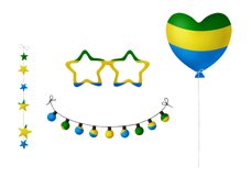 National, Patriotic Party Bundle. Gabon Product Image 4