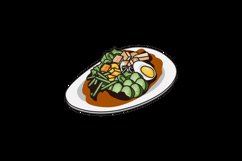 Gado-gado indonesia street food illustration design Product Image 2