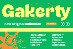 Gakerty - Bold Display Sans Serif Product Image 1