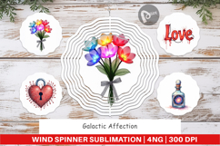 Galactic Affection Love Wind Spinner Product Image 1