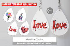 Galactic Affection Love Earring Product Image 1