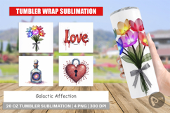 Galactic Affection Love Tumbler Product Image 1