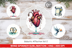 Galactic Affection Love Wind Spinner Product Image 1