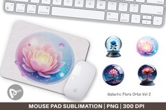 Mouse Pad Galactic Flora Orbs Product Image 1