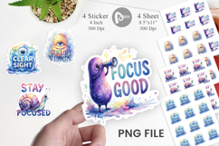 One Eyed Monster Wisdom Sticker Product Image 1