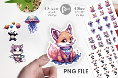 Galactic Pet Charms Sticker Product Image 1