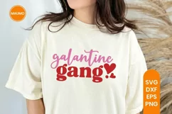 Galantine gang, girl's valentine svg quote Product Image 3