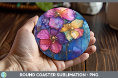 GorgeousGalaxy Round Coaster design.