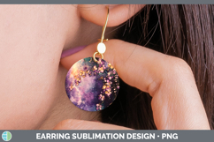 GorgeousGalaxy Round Earrings design.