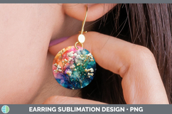 GorgeousGalaxy Round Earrings design.
