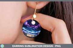 GorgeousGalaxy Round Earrings design.