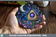 GorgeousGalaxy Round Coaster design.