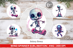 Wind Spinner Galaxy Skeletons Product Image 1