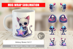 Mug Wrap Galaxy Skeletons Product Image 1