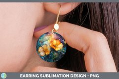 GorgeousGalaxy Round Earrings design.