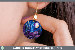 GorgeousGalaxy Round Earrings design.