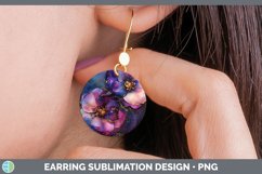 GorgeousGalaxy Round Earrings design.