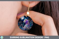 GorgeousGalaxy Round Earrings design.