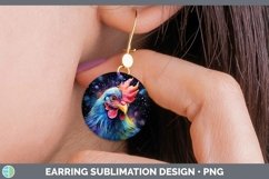GorgeousGalaxy Round Earrings design.
