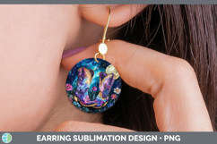 GorgeousGalaxy Round Earrings design.