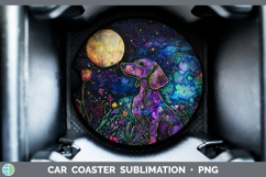 GorgeousGalaxy Car Coaster design.