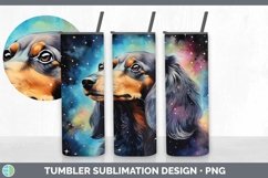 GorgeousWatercolor Dachshunds Tumbler design.