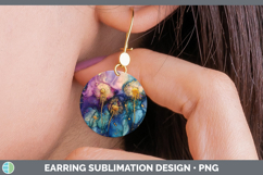 GorgeousGalaxy Round Earrings design.