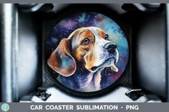 GorgeousGalaxy Dog Car Coaster design.
