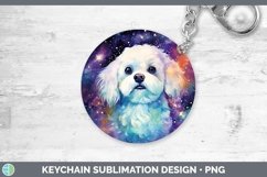 GorgeousGalaxy Dog Keychain design.