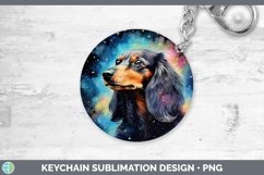 GorgeousGalaxy Dog Keychain design.