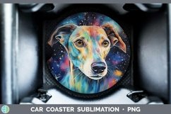 GorgeousGalaxy Dog Car Coaster design.