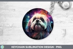 GorgeousGalaxy Dog Keychain design.