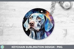 GorgeousGalaxy Dog Keychain design.