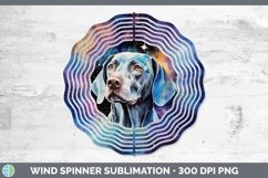 GorgeousGalaxy Dog Wind Spinner design.