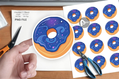 Galaxy Donut Sticker Product Image 1