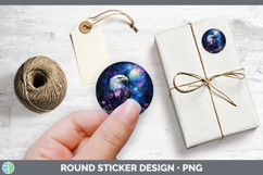 GorgeousGalaxy Stickers design.