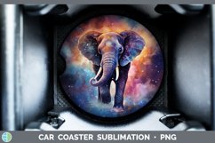 GorgeousGalaxy Car Coaster design.