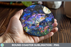 GorgeousGalaxy Round Coaster design.