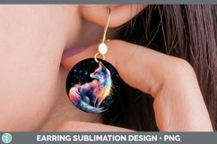 GorgeousGalaxy Round Earrings design.