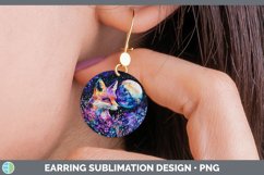 GorgeousGalaxy Round Earrings design.