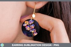 GorgeousGalaxy Round Earrings design.