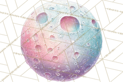 Space Clipart, Astronaut Alien Nursery Art PNG Product Image 3
