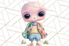 Space Clipart, Astronaut Alien Nursery Art PNG Product Image 2