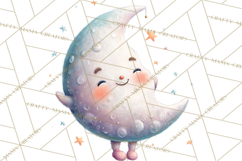 Space Clipart, Astronaut Alien Nursery Art PNG Product Image 3