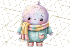 Space Clipart, Astronaut Alien Nursery Art PNG Product Image 5