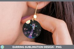 GorgeousGalaxy Round Earrings design.