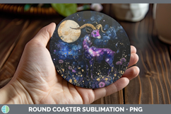 GorgeousGalaxy Round Coaster design.