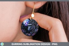 GorgeousGalaxy Round Earrings design.