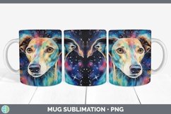 GorgeousWatercolor Greyhounds Mug Wrap design.
