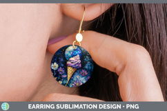 GorgeousGalaxy Round Earrings design.